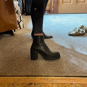 Prada lug sole booties
